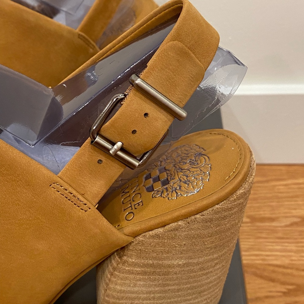 Vince Camuto Chemine Slingback, Saddle, Size 8.5 - Picture 8 of 10